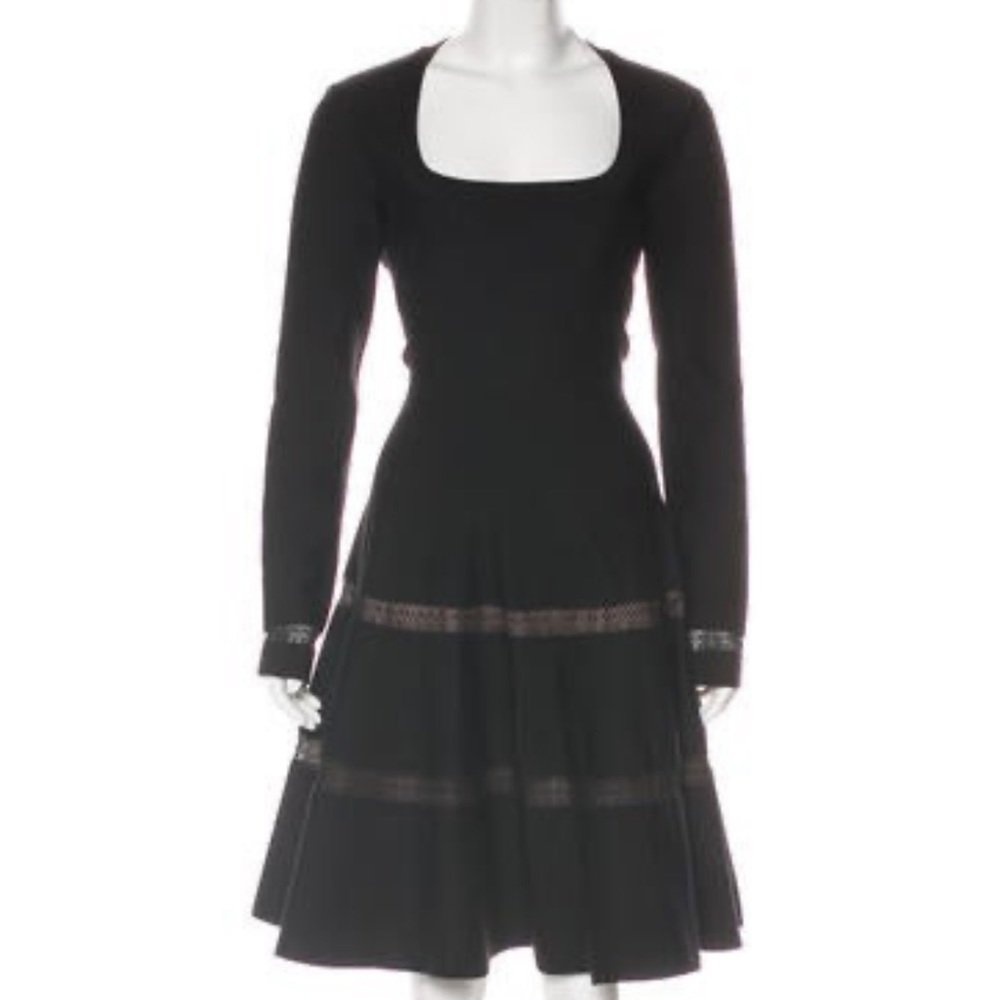 Alaïa Fit and Flare  Dress